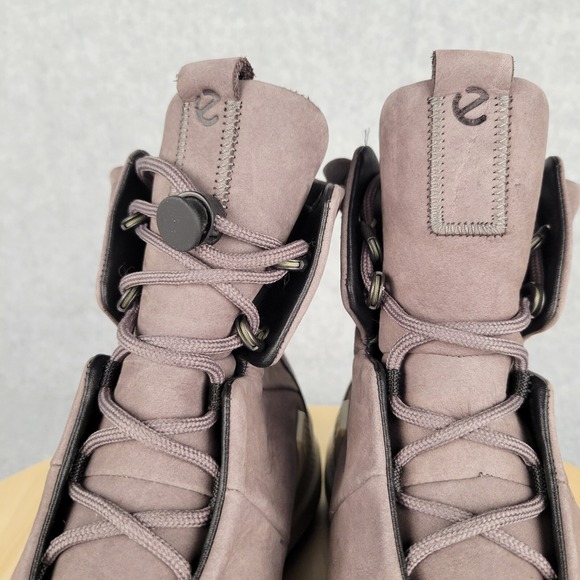 Ecco Solice Yak Leather‎ Goretex Boots Gravity Nubuck Women's 7-7.5 - Picture 3 of 11